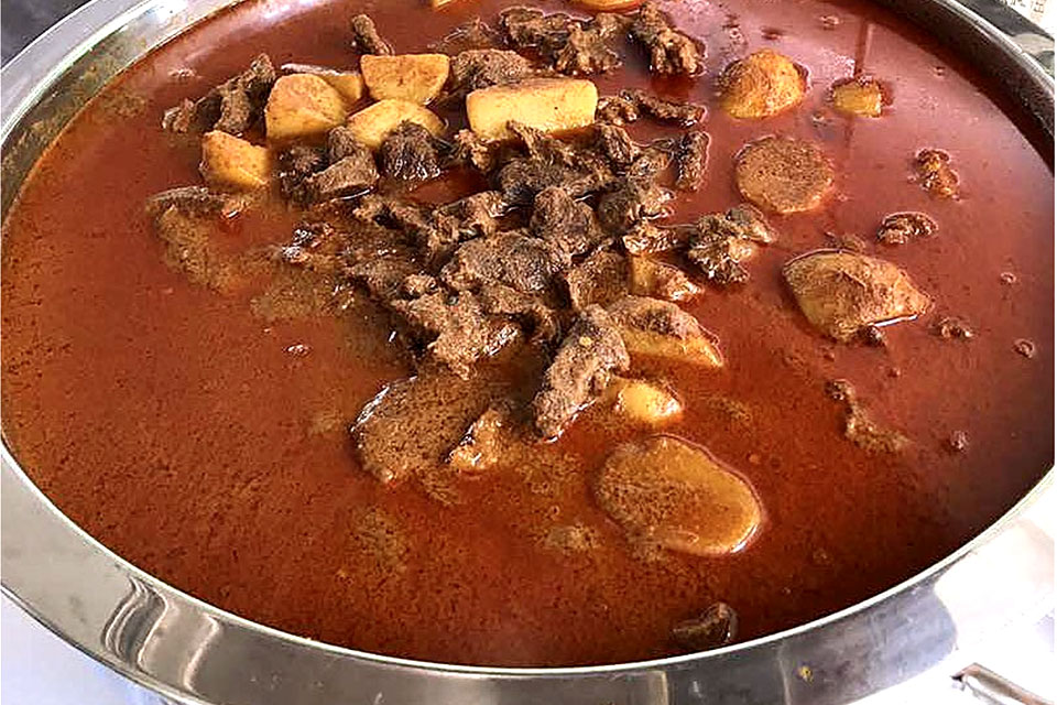 Gulai kawah, Kelantan